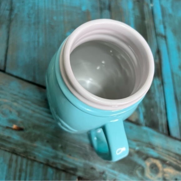 David’s Tea Ceramic Blue Mason Jar Mug - Picture 3 of 7